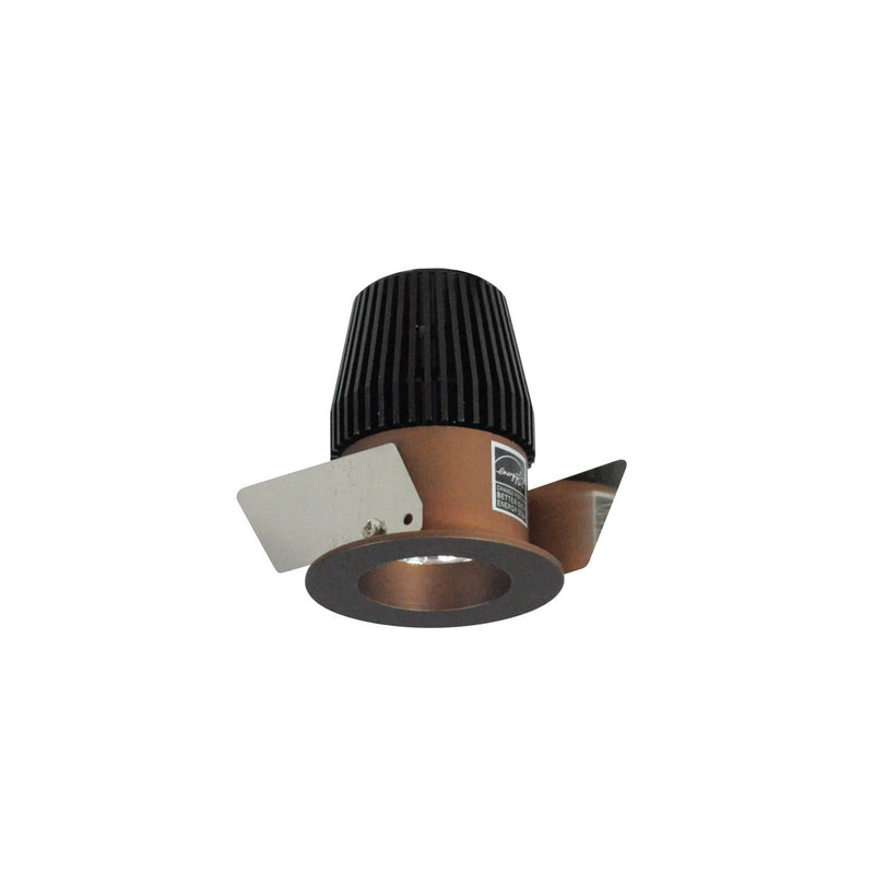 Nora Lighting NIOB-1RNGCDXBZ 1" Round Straight Regressed, Bronze Reflector / Bronze Flange