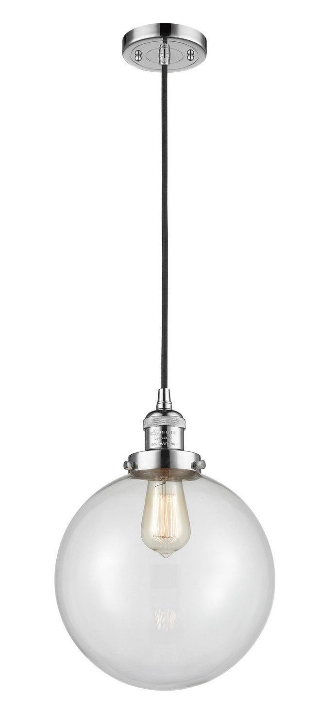 Innovations 201C-PC-G202-10-LED LED Mini Pendant, Polished Chrome