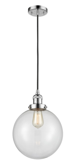 Innovations 201C-PC-G202-10-LED LED Mini Pendant, Polished Chrome
