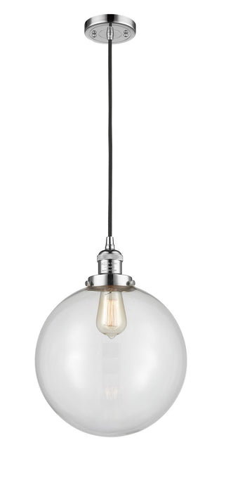 Innovations 201C-PC-G202-12-LED LED Mini Pendant, Polished Chrome