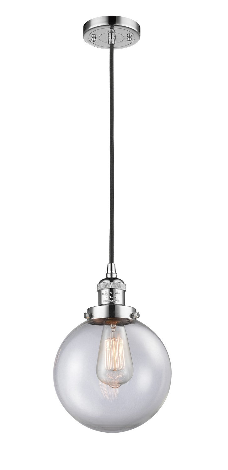 Innovations 201C-PC-G202-8-LED LED Mini Pendant, Polished Chrome