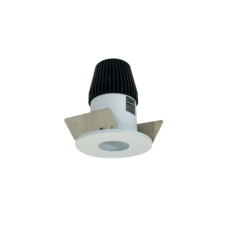 Nora Lighting NIOB-1RPH35XMPW 1" Round Pinhole, Matte Powder White Pinhole / Matte Powder White Flange