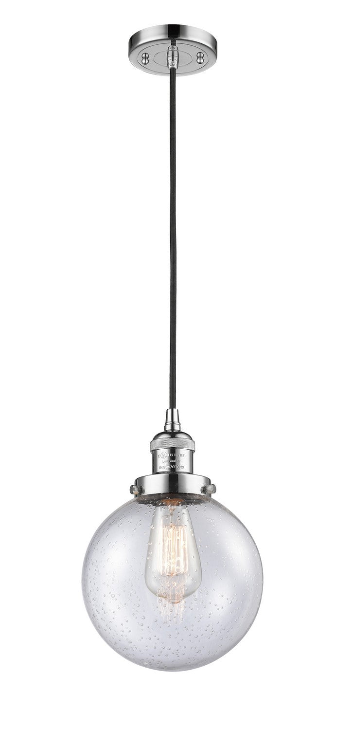 Innovations 201C-PC-G204-8-LED LED Mini Pendant, Polished Chrome