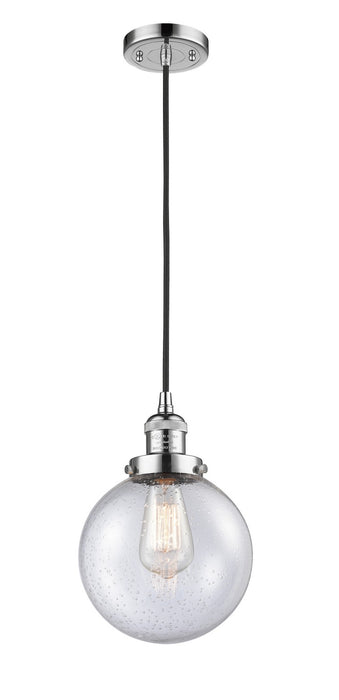 Innovations 201C-PC-G204-8-LED LED Mini Pendant, Polished Chrome