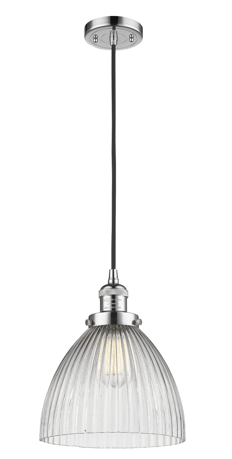 Innovations 201C-PC-G222 One Light Mini Pendant, Polished Chrome