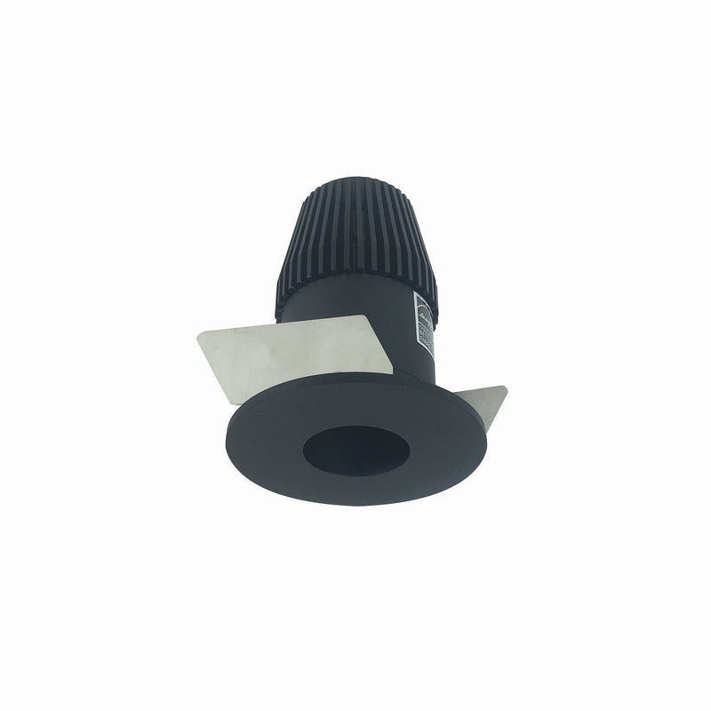 Nora Lighting NIOB-1RPHCDXBB 1" Round Pinhole, Black Pinhole / Black Flange