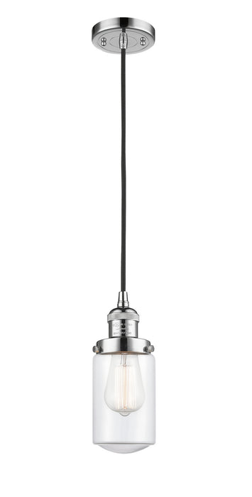Innovations 201C-PC-G312 One Light Mini Pendant, Polished Chrome