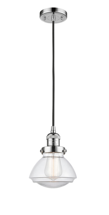 Innovations 201C-PC-G322 One Light Mini Pendant, Polished Chrome