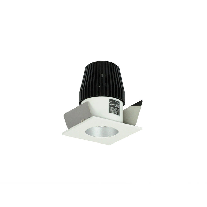 Nora Lighting NIOB-1SNG30XHW 1" Square Straight Regressed, Haze Reflector / White Flange