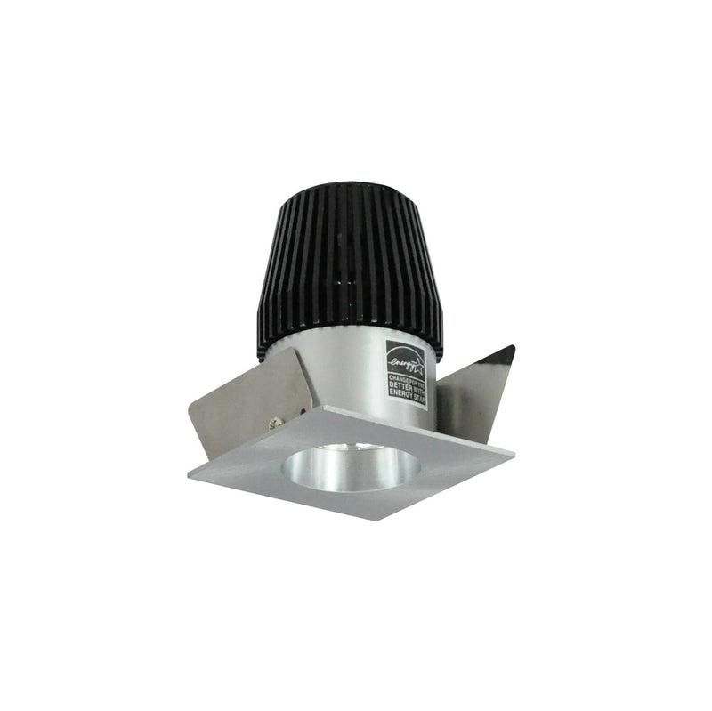 Nora Lighting NIOB-1SNG40XNN 1" Square Straight Regressed, Natural Metal Reflector / Natural Metal Flange