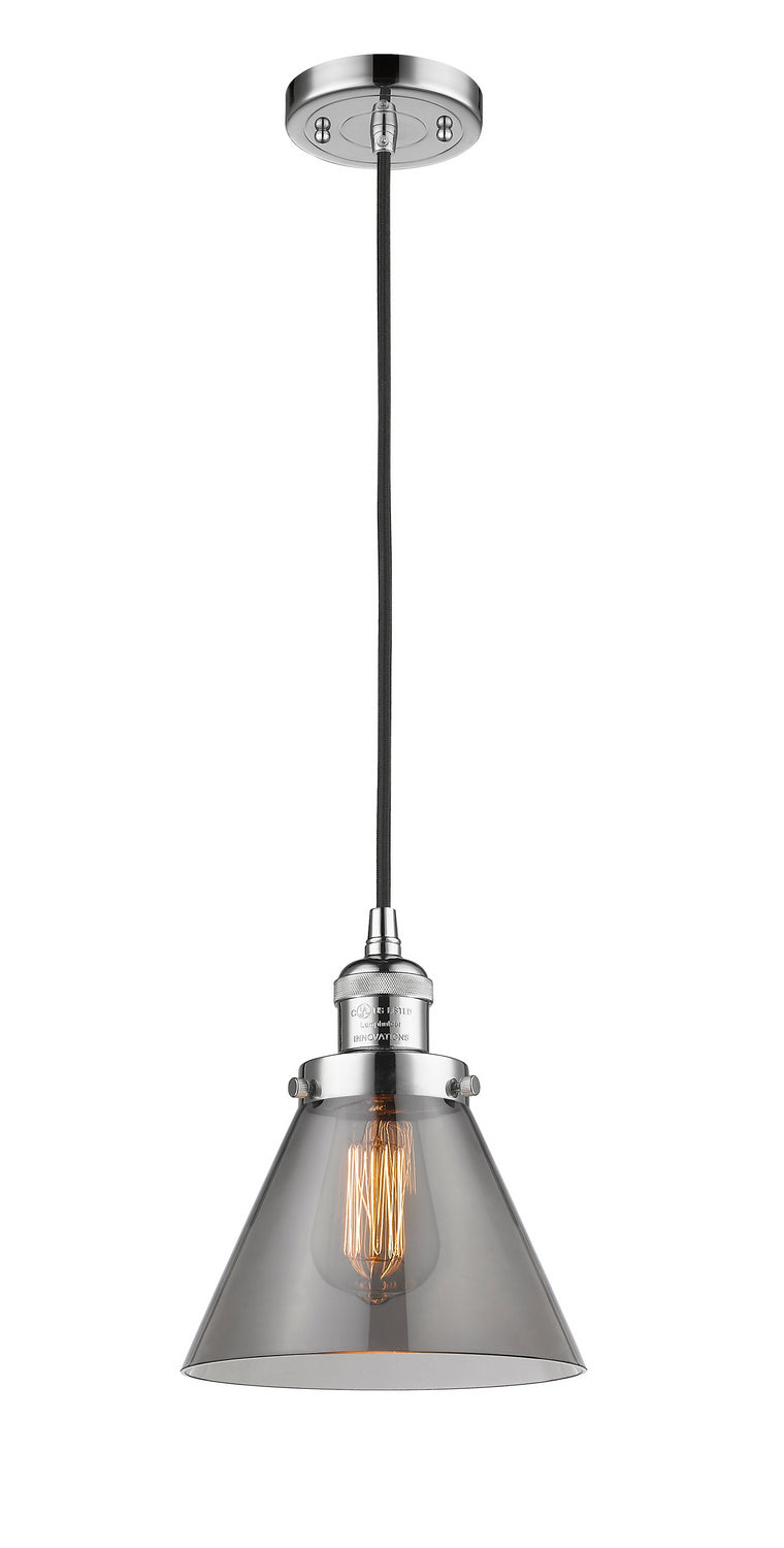 Innovations 201C-PC-G43 One Light Mini Pendant, Polished Chrome