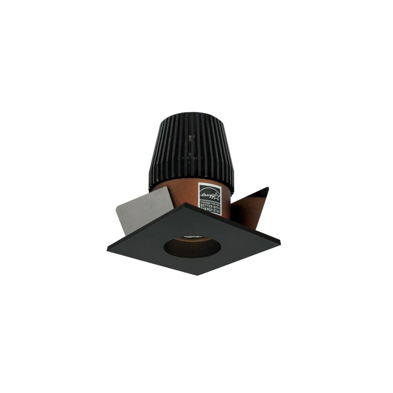 Nora Lighting NIOB-1SNGCDXBZ 1" Square Straight Regressed, Bronze Reflector / Bronze Flange