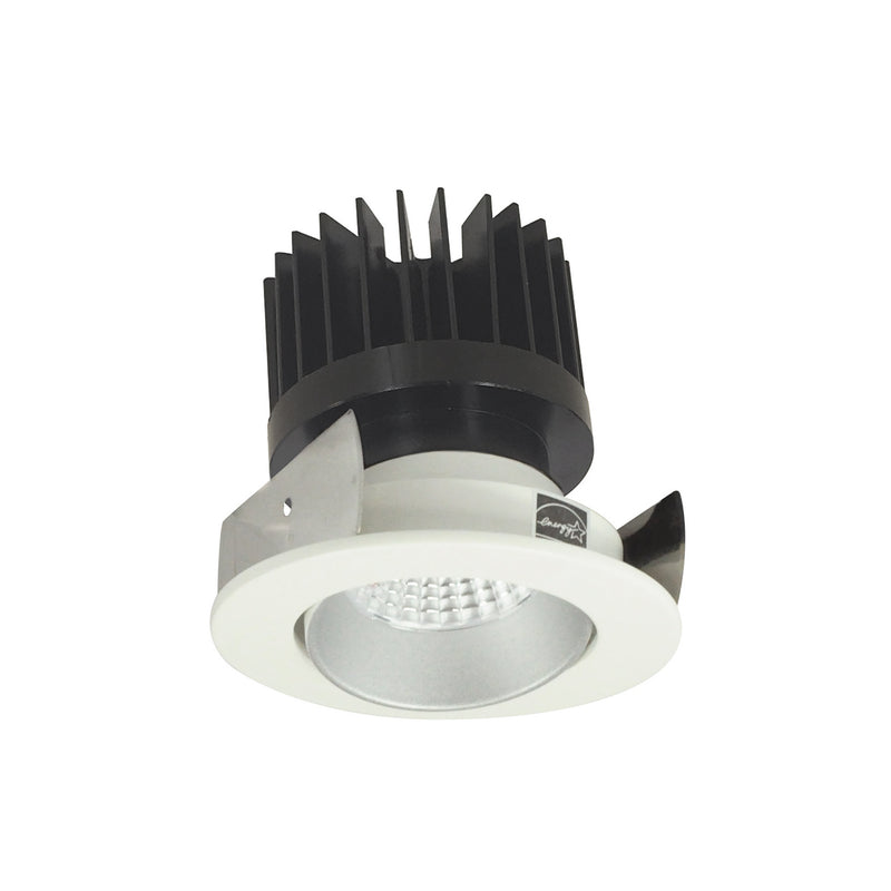 Nora Lighting NIOB-2RC27XHZMPW/HL Adjustable Trim, Haze Reflector / Matte Powder White Flange