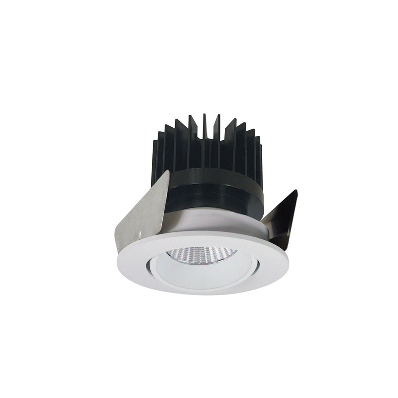 Nora Lighting NIOB-2RC30XWW/HL Adjustable Trim, White Reflector / White Flange