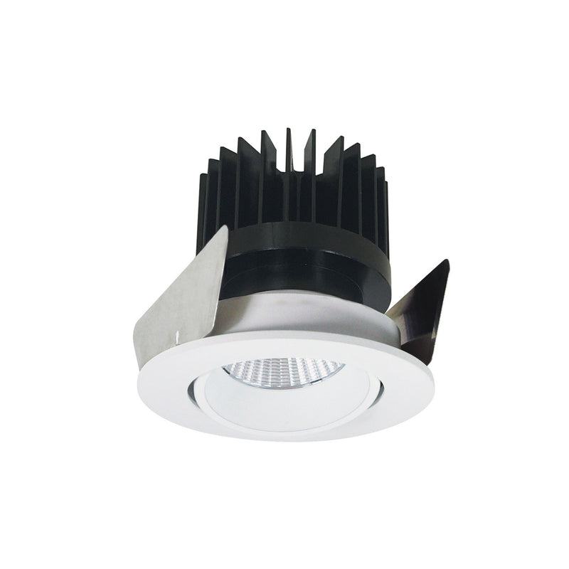 Nora Lighting NIOB-2RC50XMPW/HL Adjustable Trim, Matte Powder White Reflector / Matte Powder White Flange