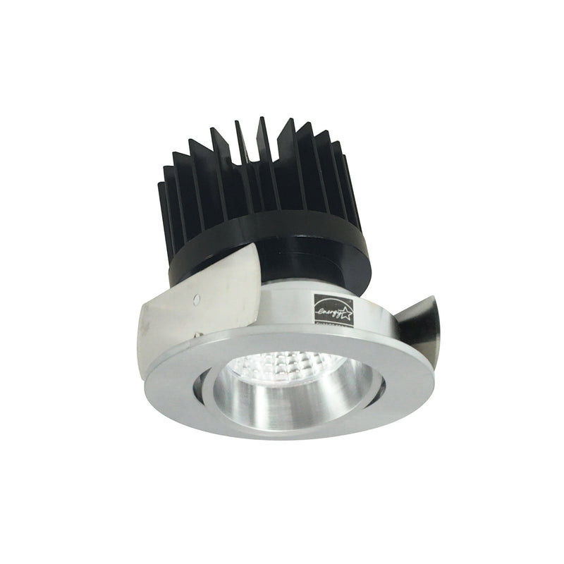 Nora Lighting NIOB-2RC50XNN/HL Adjustable Trim, Natural Metal Reflector / Natural Metal Flange