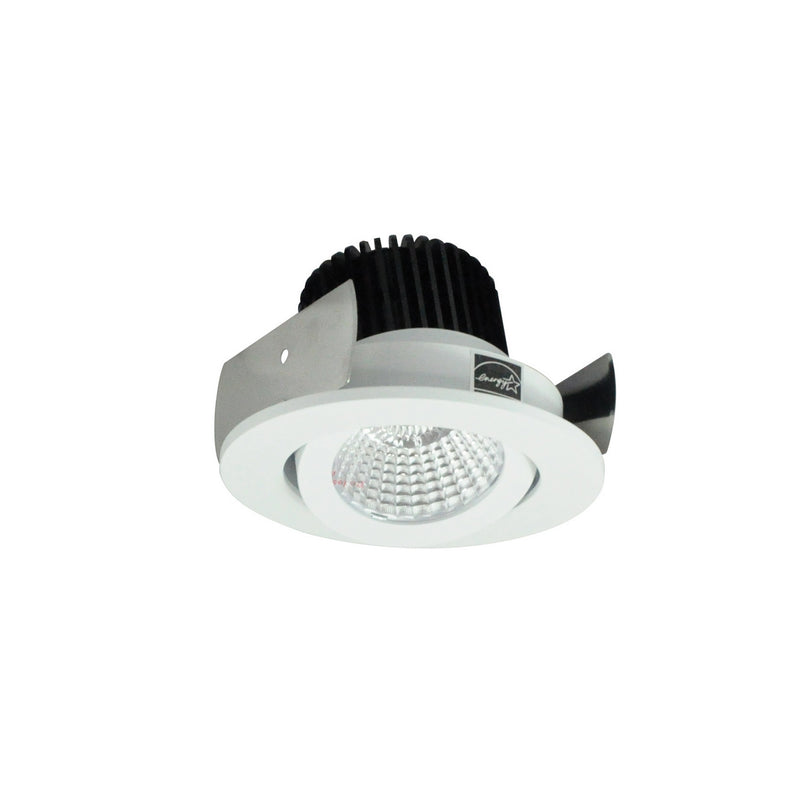 Nora Lighting NIOB-2RGCDXMPW 2" Round Surface Gimbal Adj., Matte Powder White