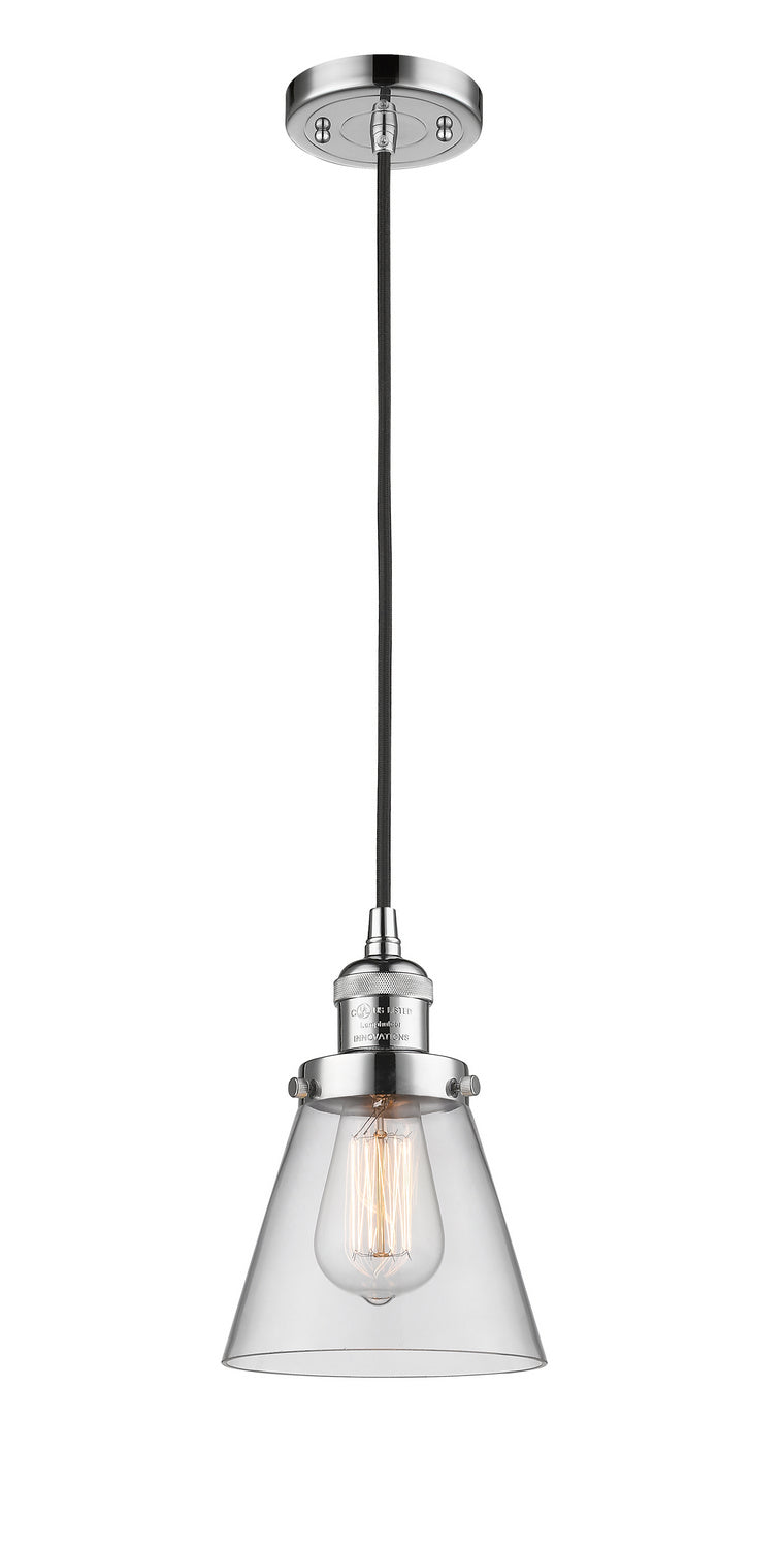 Innovations 201C-PC-G62 One Light Mini Pendant, Polished Chrome