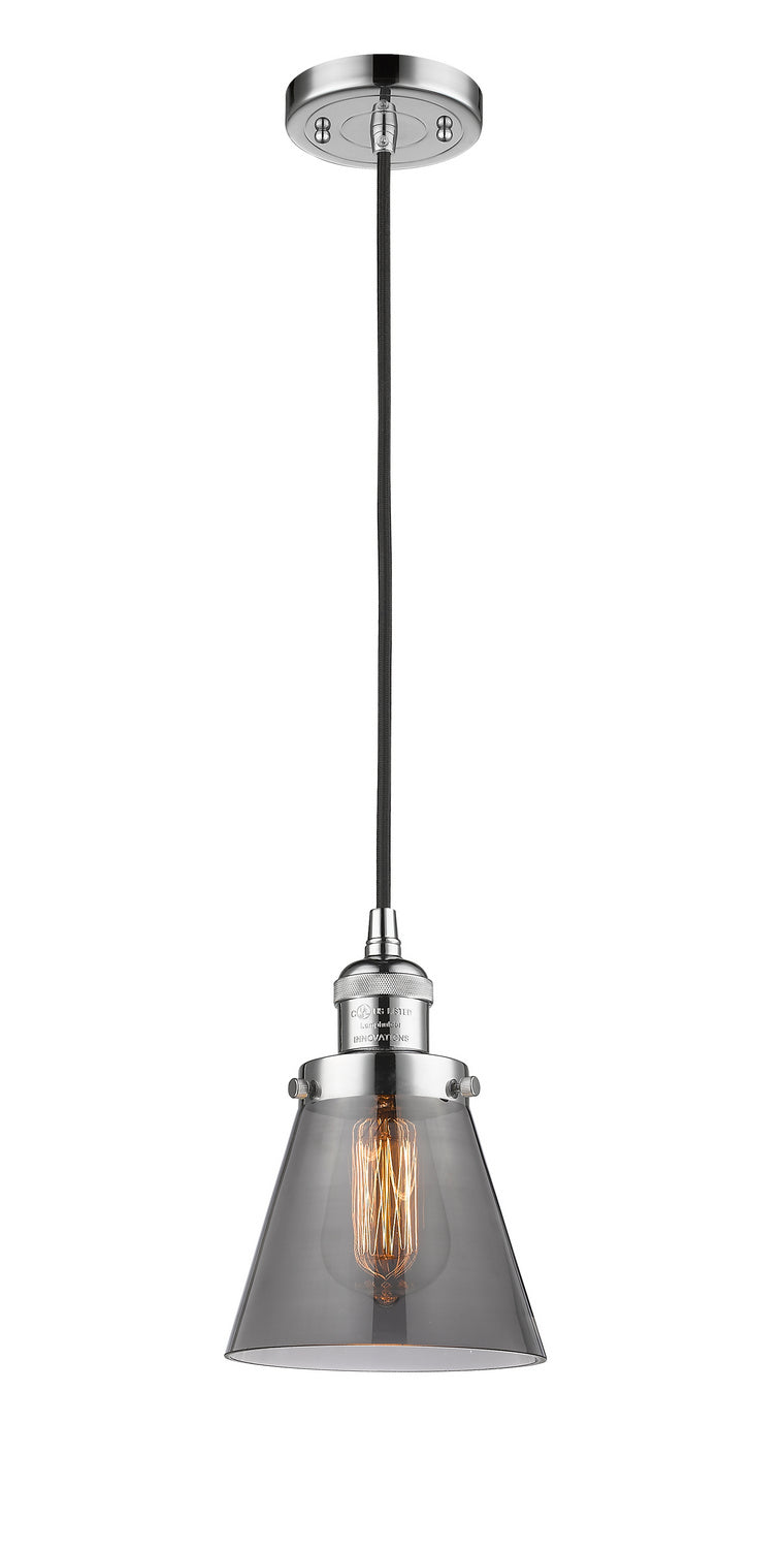 Innovations 201C-PC-G63 One Light Mini Pendant, Polished Chrome