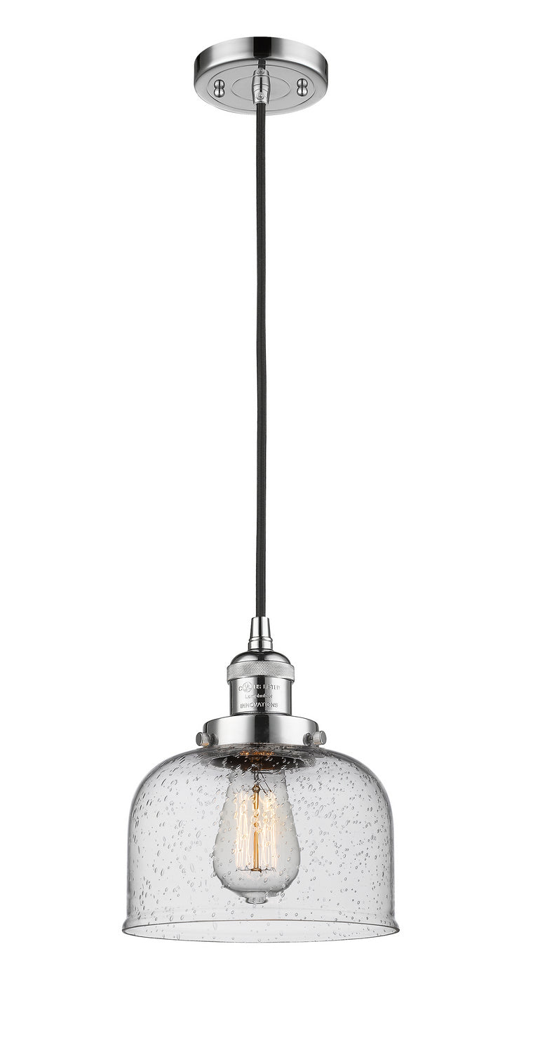 Innovations 201C-PC-G74 One Light Mini Pendant, Polished Chrome
