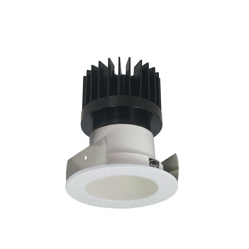 Nora Lighting NIOB-2RNDC27XWW/HL Non-Adjustable Trim, White Reflector / White Flange