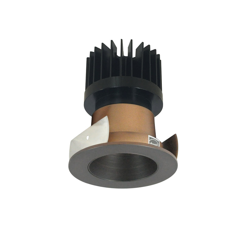 Nora Lighting NIOB-2RNDC40XBZ/HL Non-Adjustable Trim, Bronze Reflector / Bronze Flange