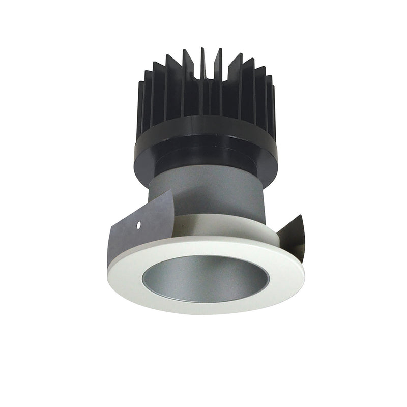 Nora Lighting NIOB-2RNDC40XHW/HL Non-Adjustable Trim, Haze Reflector / White Flange