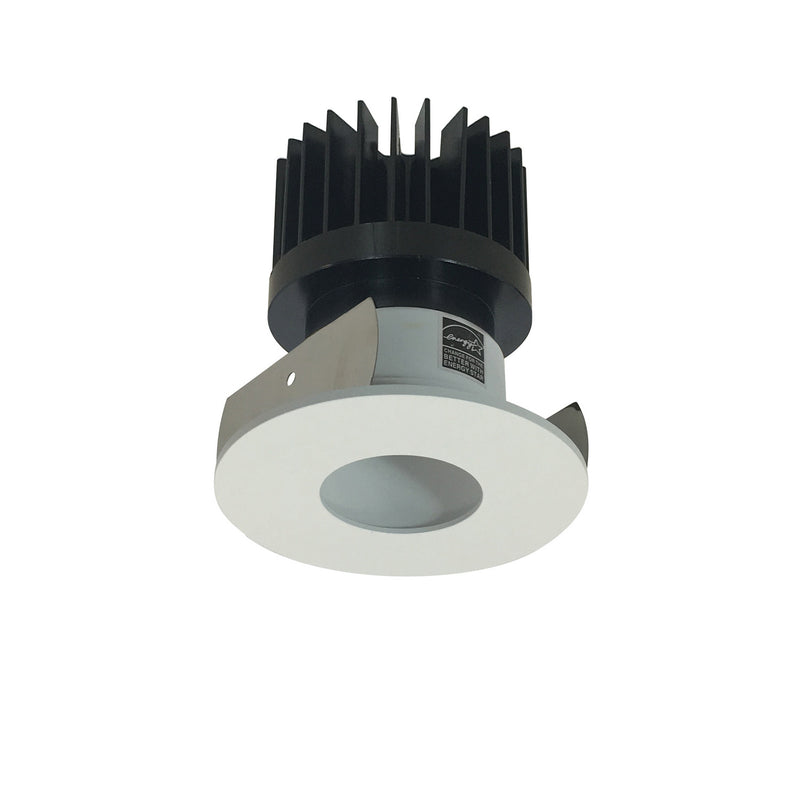 Nora Lighting NIOB-2RPH35XMPW/HL Non-Adjustable Trim, Matte Powder White Pinhole / Matte Powder White Flange