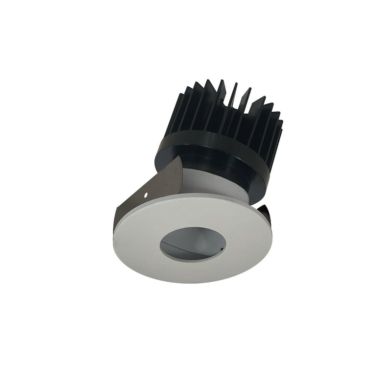 Nora Lighting NIOB-2RPHA27XWW/HL Trim, White Pinhole / White Flange