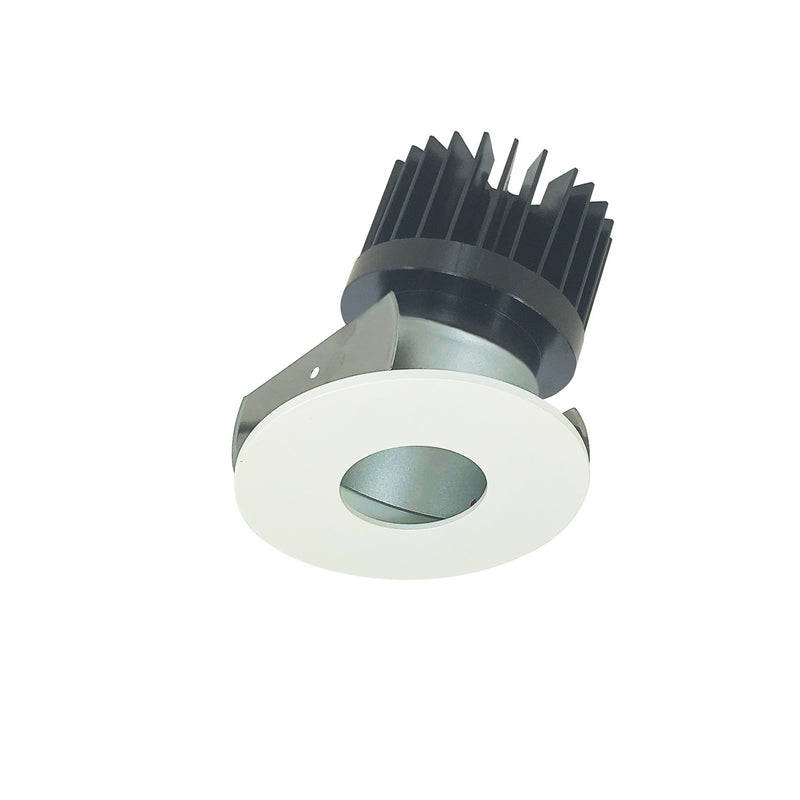 Nora Lighting NIOB-2RPHA35XHZMPW/HL Trim, Haze Pinhole / Matte Powder White Flange