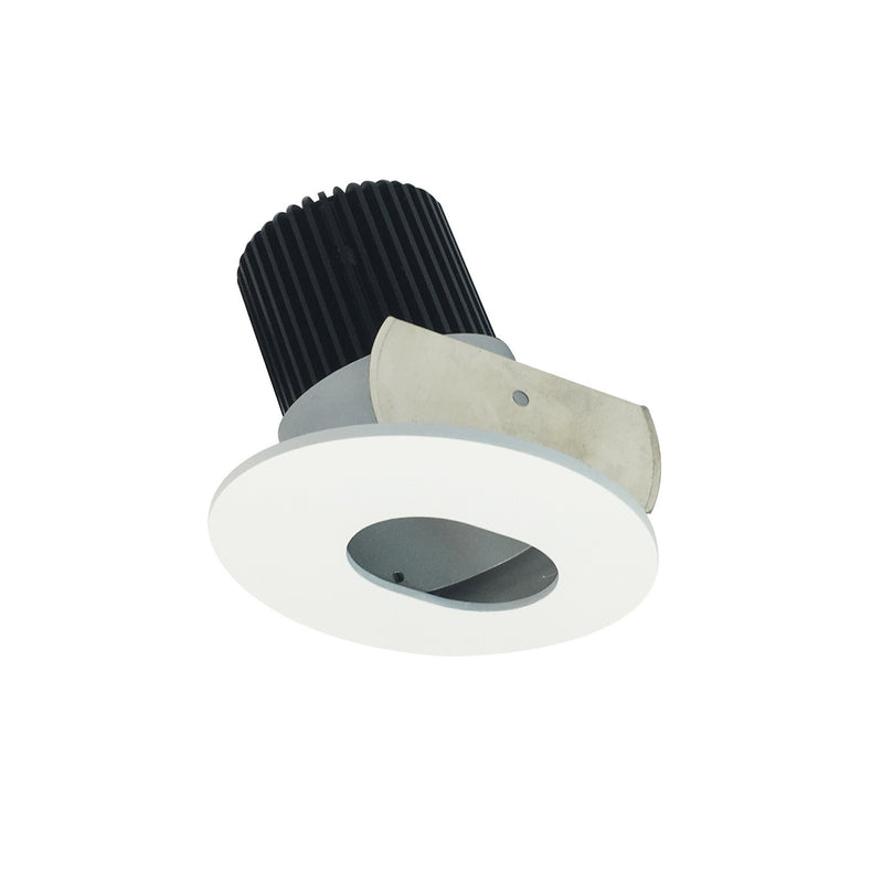 Nora Lighting NIOB-2RSL30XMPW/10 2" Round Slot,, Matte Powder White Slot Aperture / Matte Powder White Flange
