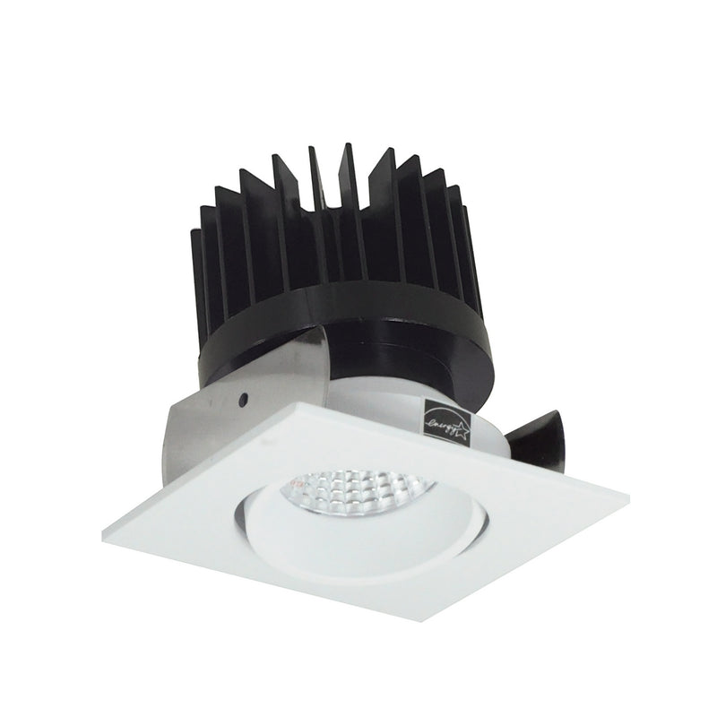 Nora Lighting NIOB-2SC27XMPW/HL Trim, Matte Powder White Reflector / Matte Powder White Flange