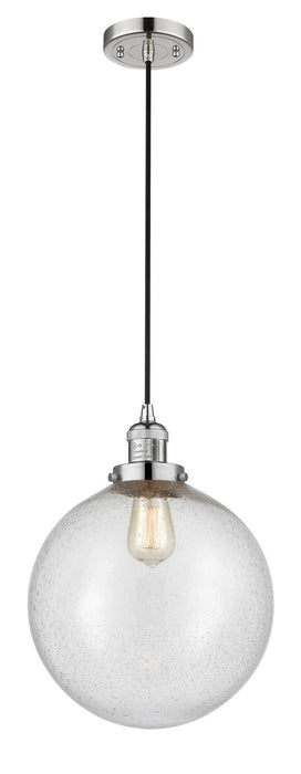 Innovations 201C-PN-G204-12-LED LED Mini Pendant, Polished Nickel