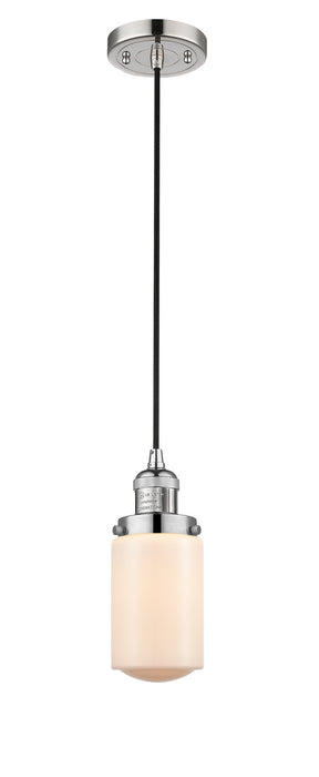 Innovations 201C-PN-G311 One Light Mini Pendant, Polished Nickel