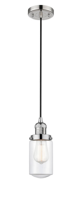 Innovations 201C-PN-G312-LED LED Mini Pendant, Polished Nickel
