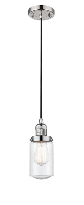 Innovations 201C-PN-G314 One Light Mini Pendant, Polished Nickel