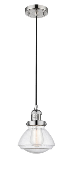 Innovations 201C-PN-G324-LED LED Mini Pendant, Polished Nickel