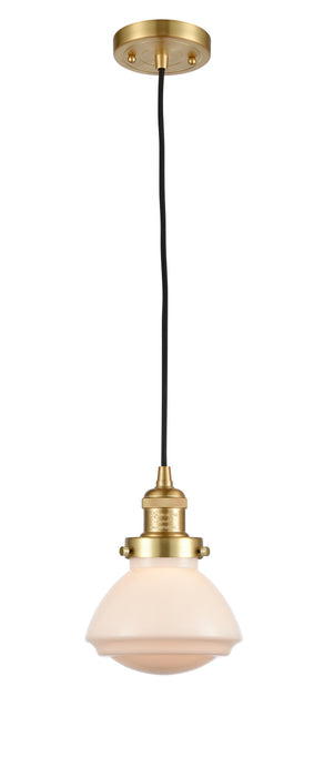 Innovations 201C-SG-G321 One Light Mini Pendant, Satin Gold