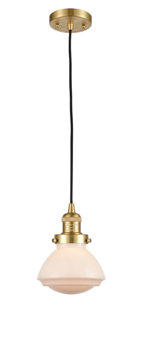 Innovations 201C-SG-G321-LED LED Mini Pendant, Satin Gold