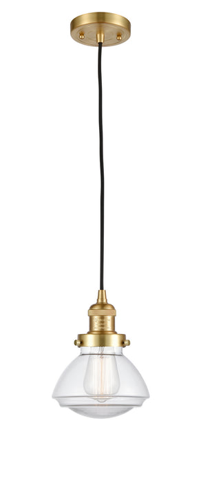 Innovations 201C-SG-G322 One Light Mini Pendant, Satin Gold