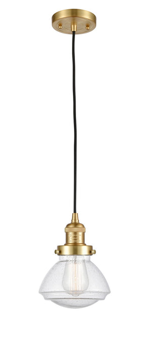 Innovations 201C-SG-G324-LED LED Mini Pendant, Satin Gold