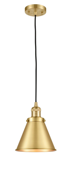 Innovations 201C-SG-M13-SG-LED LED Mini Pendant, Satin Gold