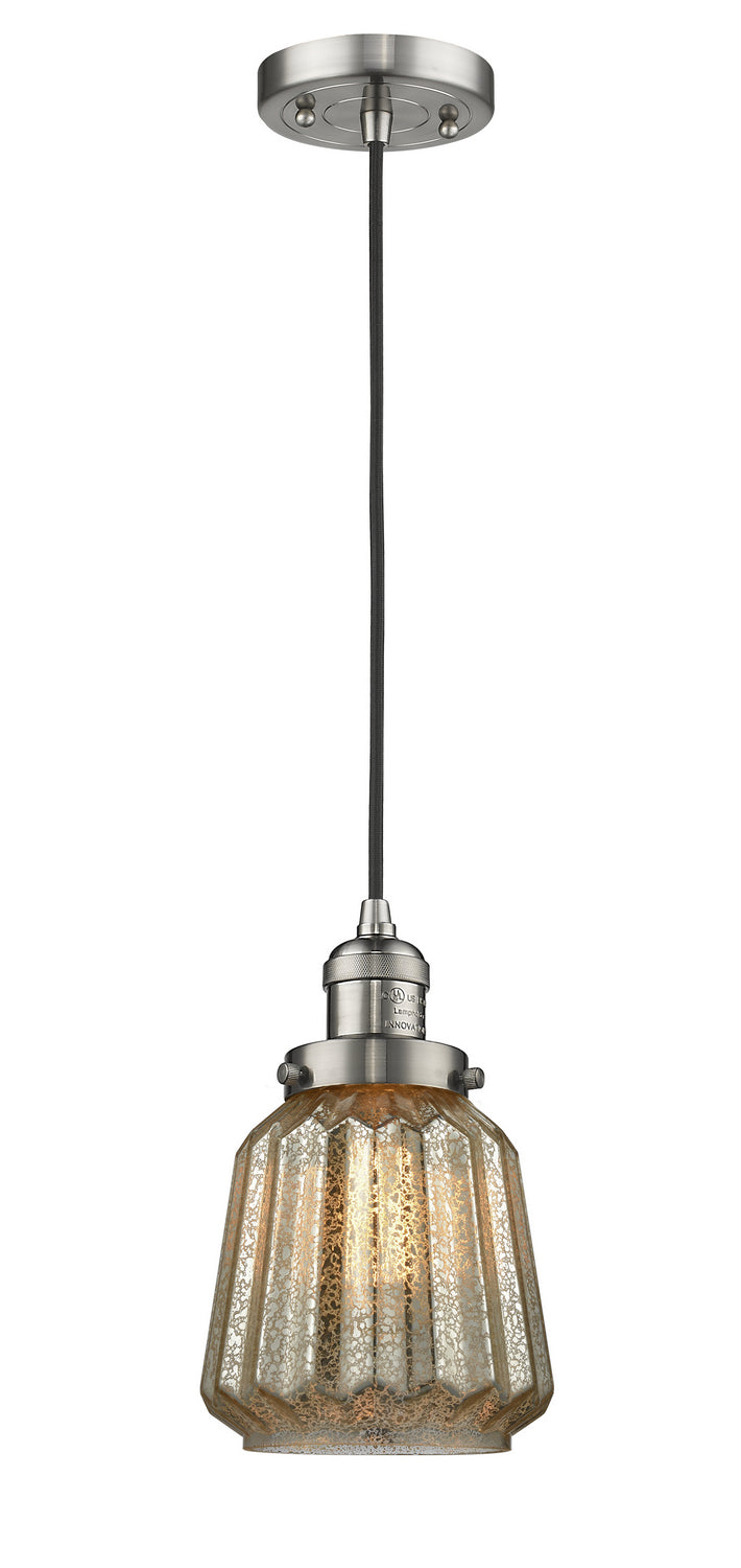 Innovations 201C-SN-G146-LED LED Mini Pendant, Brushed Satin Nickel