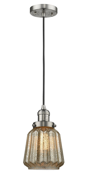 Innovations 201C-SN-G146-LED LED Mini Pendant, Brushed Satin Nickel