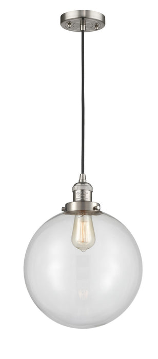 Innovations 201C-SN-G202-12-LED LED Mini Pendant, Brushed Satin Nickel