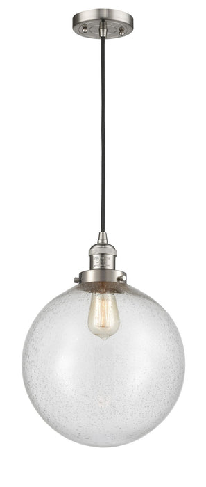 Innovations 201C-SN-G204-12-LED LED Mini Pendant, Brushed Satin Nickel