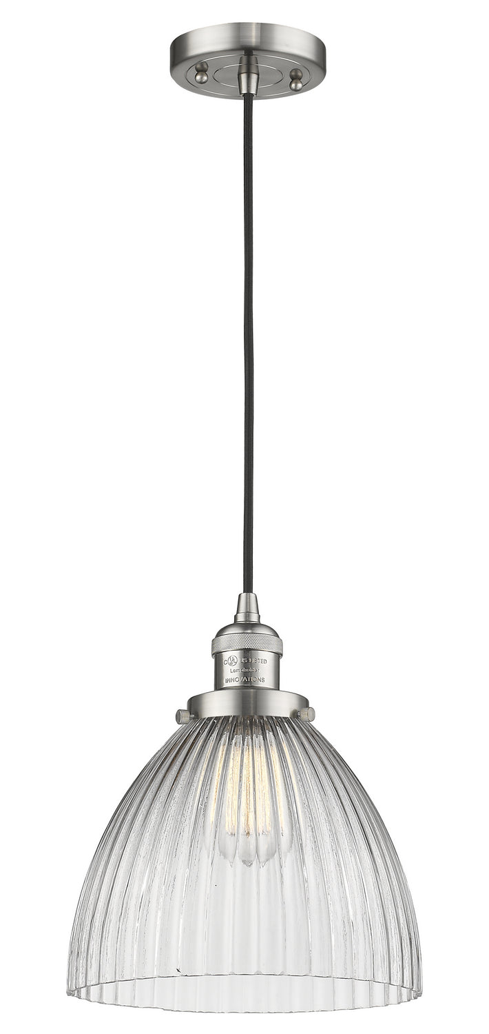 Innovations 201C-SN-G222-LED LED Mini Pendant, Brushed Satin Nickel