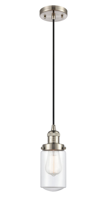 Innovations 201C-SN-G312 One Light Mini Pendant, Brushed Satin Nickel