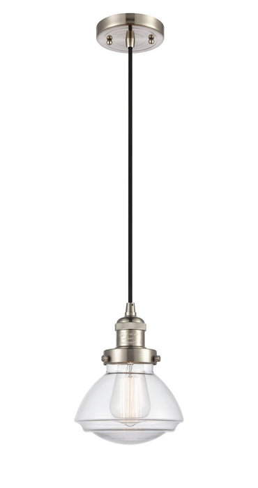 Innovations 201C-SN-G322 One Light Mini Pendant, Brushed Satin Nickel