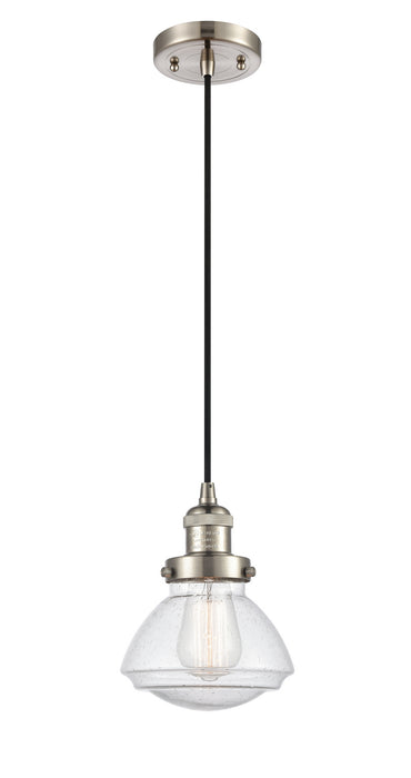 Innovations 201C-SN-G324 One Light Mini Pendant, Brushed Satin Nickel